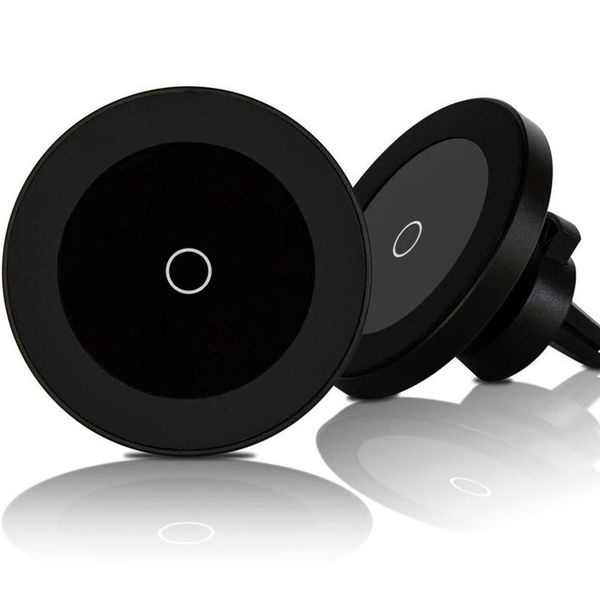 

cgjxsqi fast charging wireless car charger magnetic wireless charge in car 10w magnet mount air vent dashboard car phone holder t191031