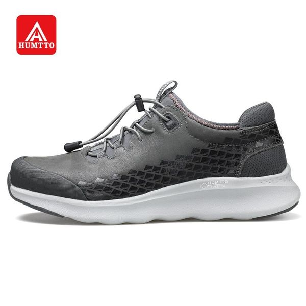 

humtto men's casual sports shoes genuine leather breathable comfortable sneakers outdoor walking jogging shoes cushioning