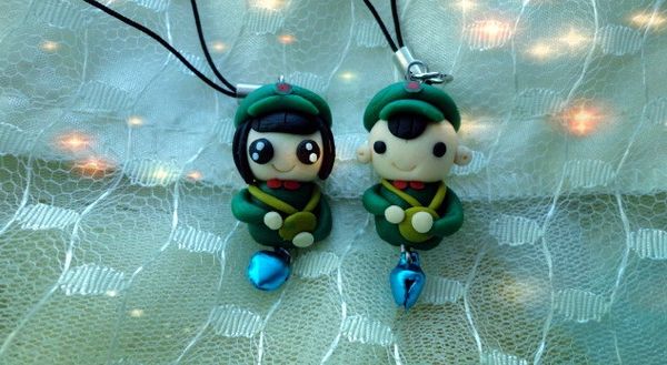 

wholesale mini capsule toy promotion gift polymer clay pendant mix items