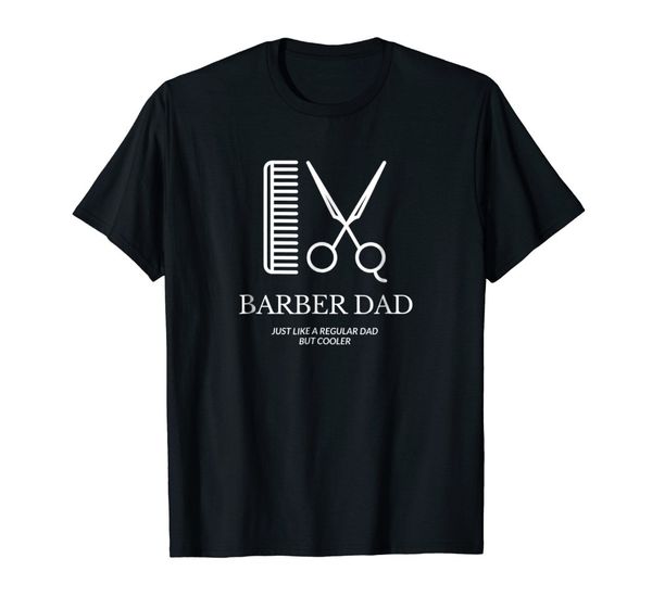 

teenage natural cotton printed man fashion round collar t shirt barber dad shirt funny gifts father's day t-shirthip hop