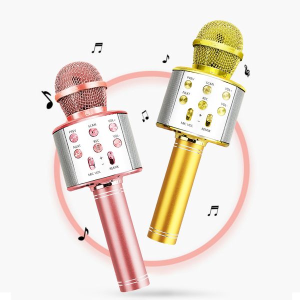 

bluetooth karaoke microphone wireless microphone professiona speaker handheld microfone player singing recorder mic