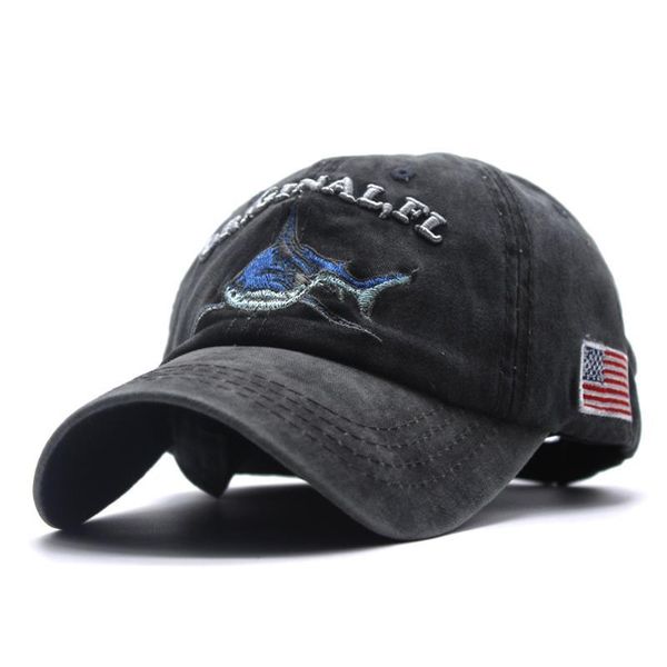 

new ball caps sports fashion sun hat baseball cotton sharkl embroidered us flag popular good quality 5 colors, Blue;gray