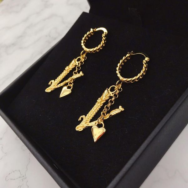 

new medusa love pendant designer earrings luxury designer jewelry women earrings, Golden