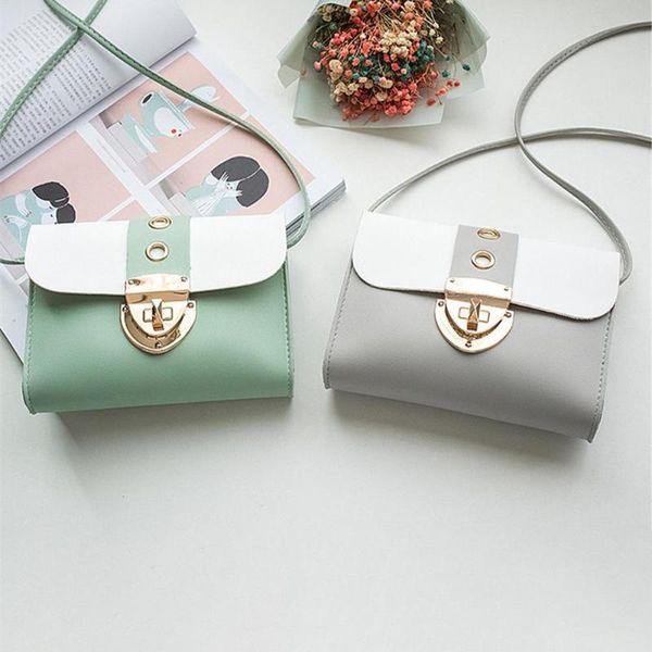 

pinshang fashionable satchel lady bag lock buckle shoulder cross body small square bag