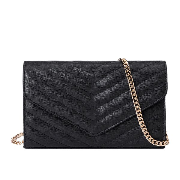 

plain single lot envelope fashion crossbody bag handbags thread bags shoulder korean version handbag bag chain wholesale versatile lhvdm, Red;black