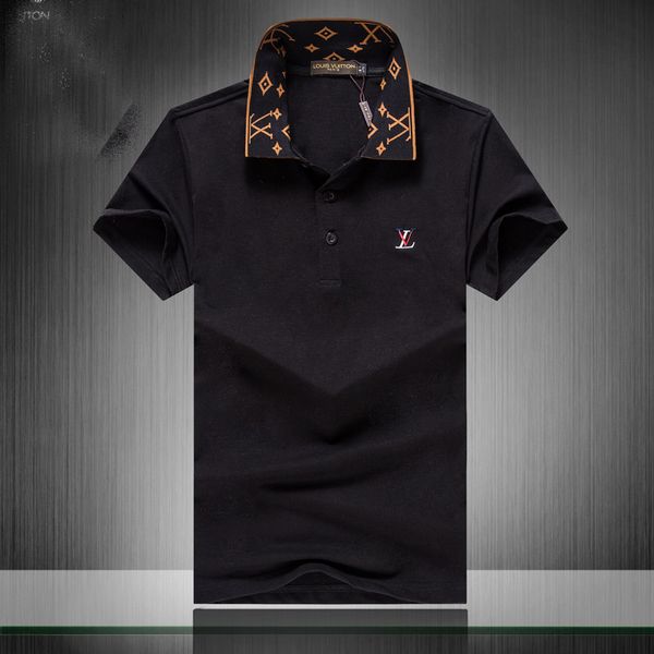 

2020 italy mens designers polo shirts man high street embroidery garter snakes little bee printing casual cottom clothing tees, White;black