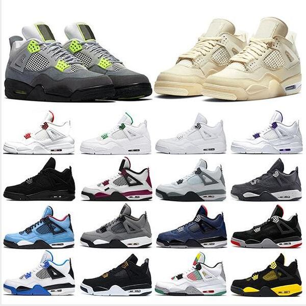 

new 4 ovo splatter 4s metallic purple red jumpman basketball shoes black cat what the bred monsoon blue encore mens sneakers