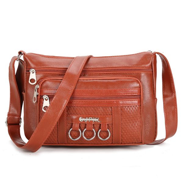 

fashion women handbags tassel pu leather totes bag handle embroidery crossbody bag shoulder lady simple style hand bags