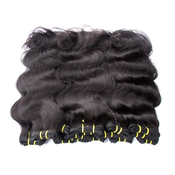 DHgate Haarprodukte Großhandel brasilianisches Jungfrau-Menschenhaar-Verlängerungs-Bundles Weaves Körper-Wellen-1 kg 20Pieces Lot natürliche Farben 50g / Stk