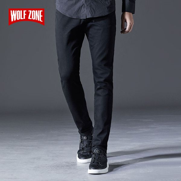 

2020 new designer wintejeans men full length straight mens casual pants fashion slim stretch black male jeans, Blue