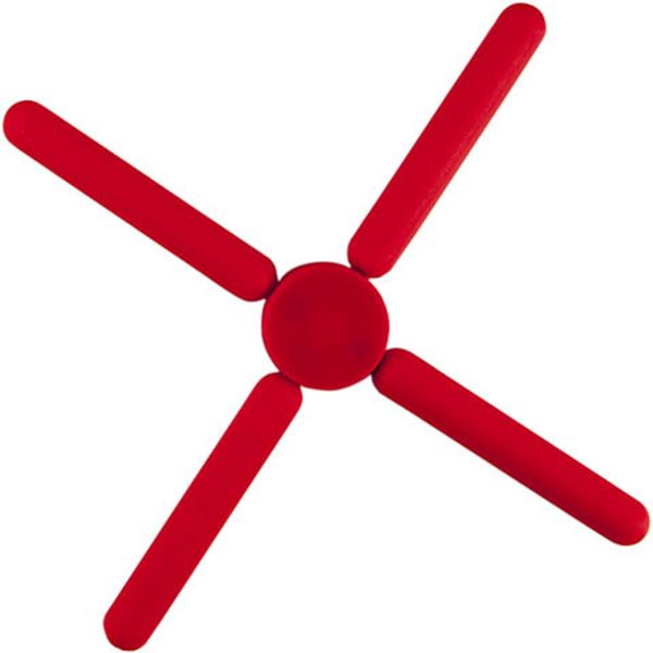 

silicone folding coaster cross-shaped placemat heat insulated heat resistant