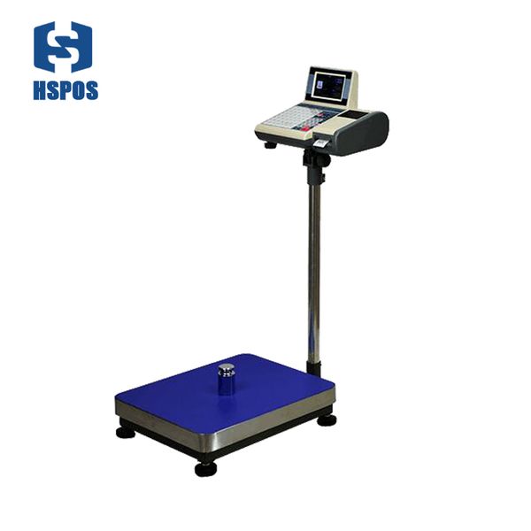 

5" color tft barcode label bench scale 30*40cm used in supermarket fruit shop