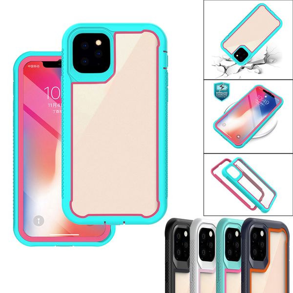 

duty shock-proof clear back cover for iphone 12 11pro max mobile phone cases covers for iphone 6 7 8 xr xs max phone back case