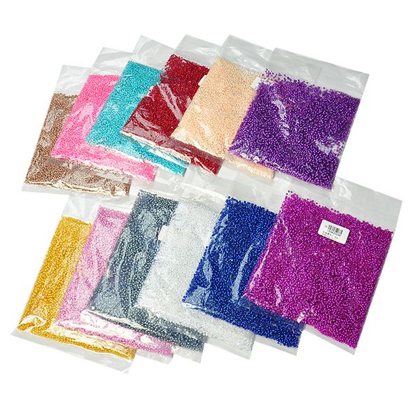 

2.0mm half round pearls beads flatback pearls nail art decoration 12 colors to choose from