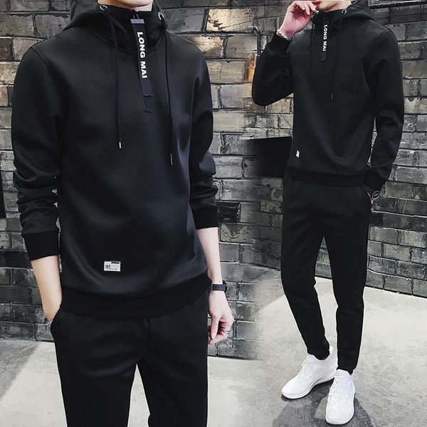 

2020 spring and autumn new men's sports leisure suit men's coat, Gray