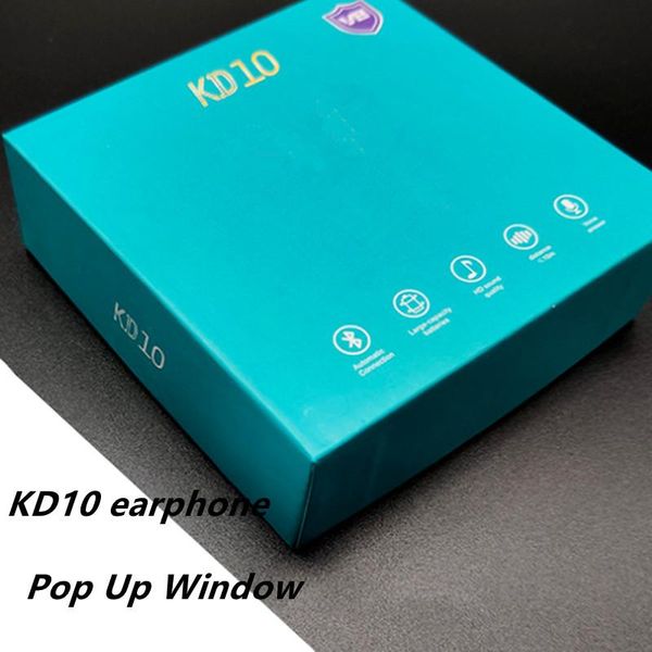 

cgjxskd10 kd 10 v8 tws wireless earphone bluetooth 5 .0 touch control earbuds with pop -up window wireless charging headset 3 real battery