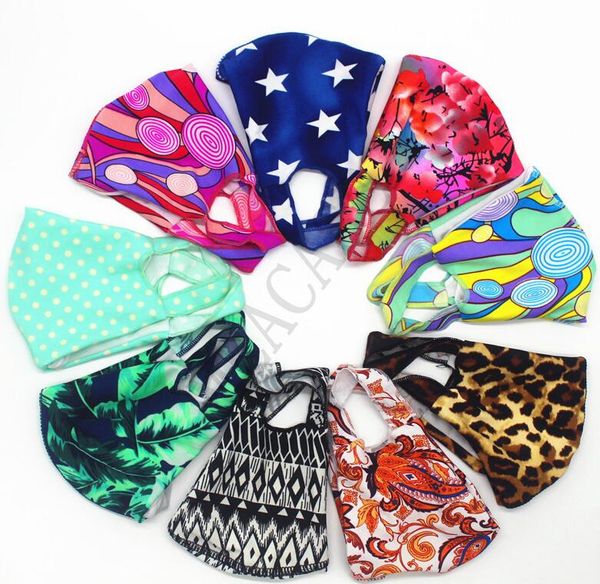 

двухслойный fashion face mask цветочной leopard dots мультфильм противогазы с фильтром slot чехол маски для лица мужской летней ice прохладн, Blue