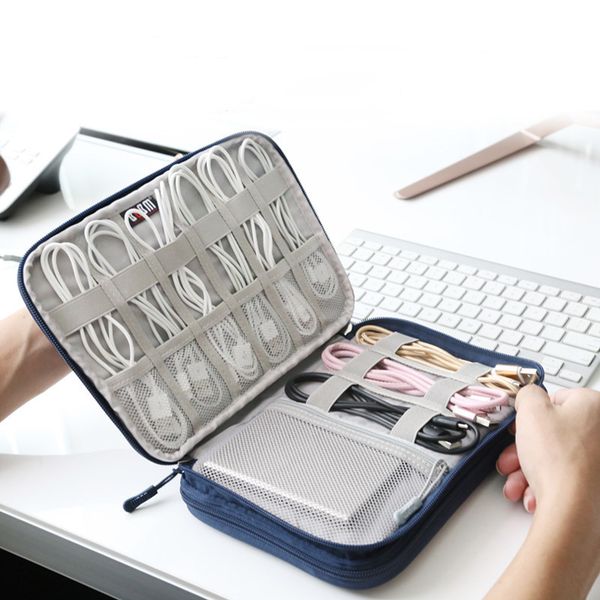 

digital storage bag usb data cable organizer earphone wire bag pen power bank travel kit case pouch electronics accessories