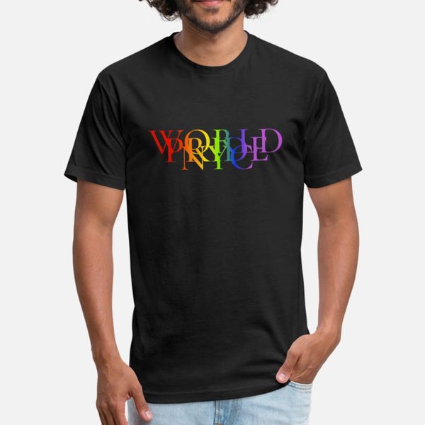 

world pride nyc t shirt men design tee shirt s-xxxl loose basic summer style normal shirt