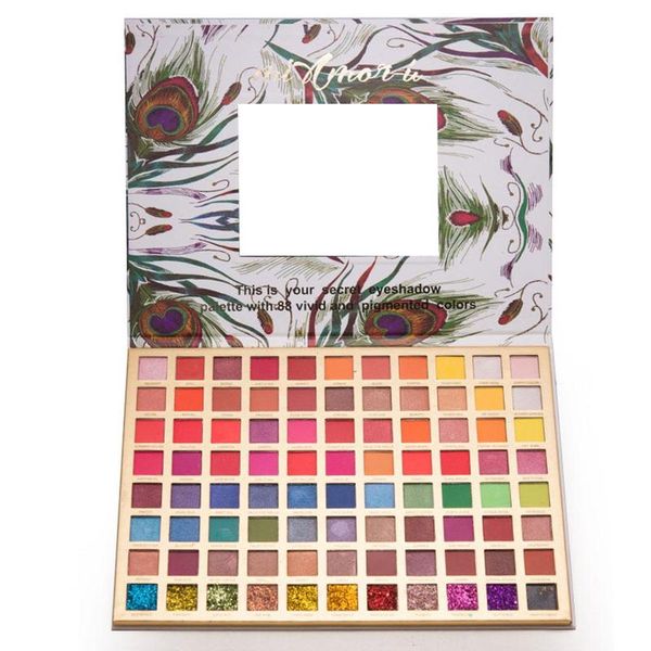 

88 colors shimmer matte eyeshadow palette makeup smooth pressed professional eye shadow powder diamond shine colorful pigmented