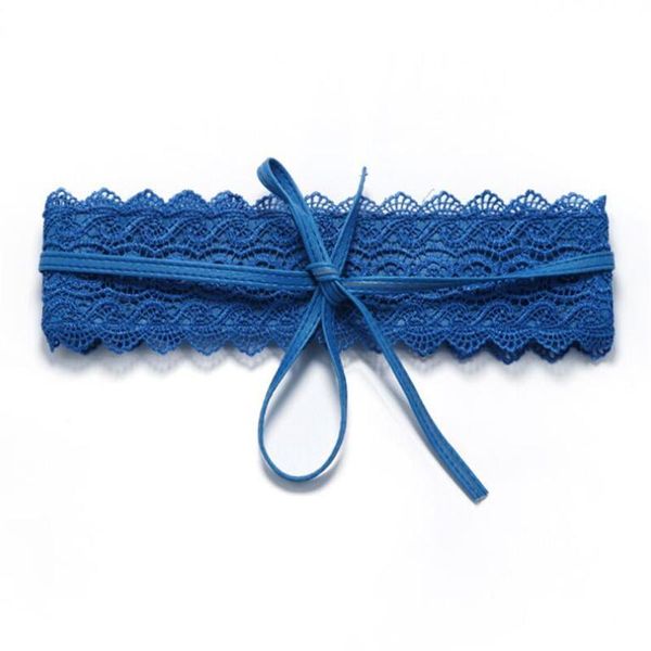 

self tie waistband belts for women fashion black white wide corset hollow flower belt female wedding dress waist band dr070816, Black;brown