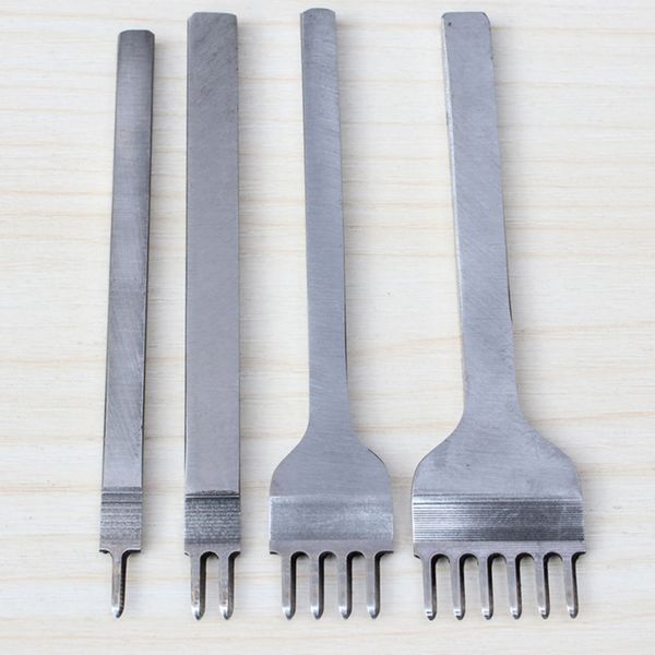 

3/4mm punch tools handmade supplies hole chisel stitching prong leather craft