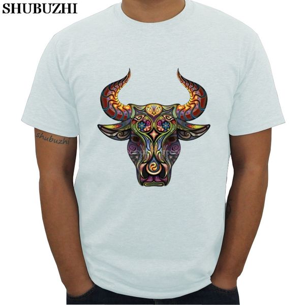 

head bull wildlife animal cow vect shubuzhi men t-shirt summer fashion brand cotton hip-hop o-neck tshirt sbz5612
