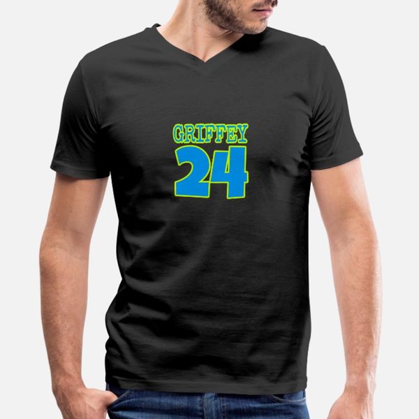 

baseball mens 24 ken griffey jr alternate green t shirt men personalized 100% cotton o-neck natural graphic humor summer style shirt
