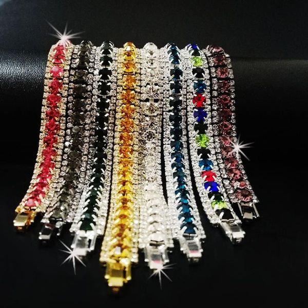 

charm bracelets 2021 fashion cubic zirconia 9 kinds bracelet & bangle adjustable pulseras mujer for women bridal wedding, Golden;silver