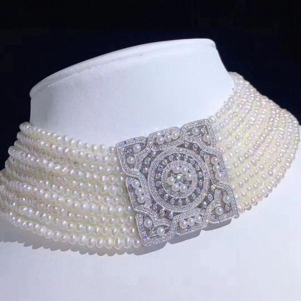 

fashion popular cubic zirconia chain necklace ,torque brass base with gold plating women's accessarioes, Silver