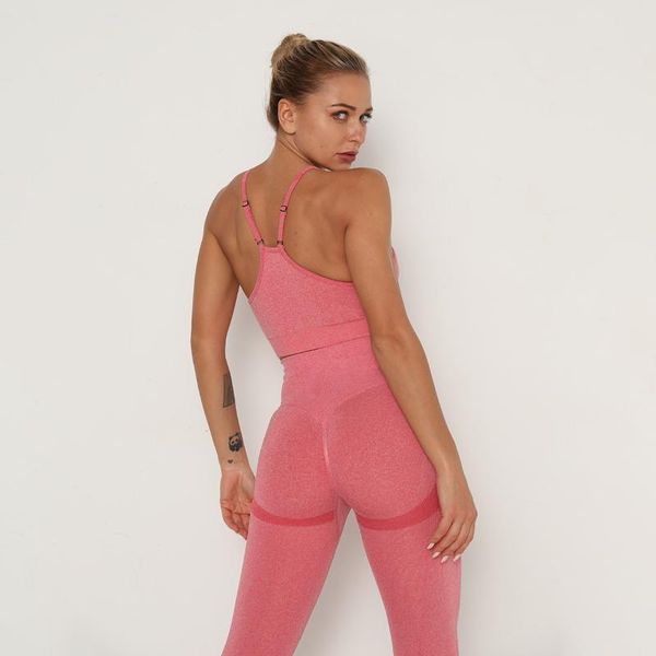 

2piece спортивная одежда спортивный костюм тренировки костюм для женщин бег tight танец спортивная backless занятия йогой женщины set ropa, White;red