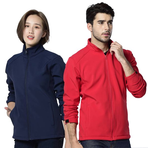 

women's hiking jackets men women winter outdoor fleece coats mountain climbing trekking sports softshell jacket am345, Blue;black