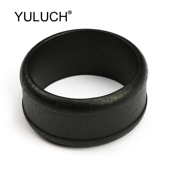 

yuluch vintage round natural wood bracelets for woman party 2020 ethnic african bohemian boho big bangles fashion jewelry, Black