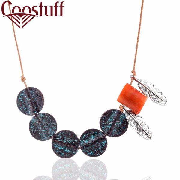 

vintage jewelry metal beads with feathers women statement necklaces & pendants collares mujer choker kolye bijoux colar collier, Silver