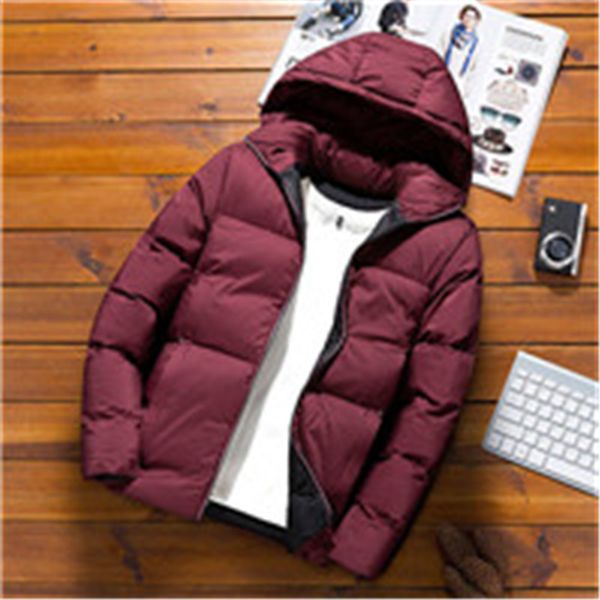 

mens outerwear down men new sport winter new arrival mens fashion windbreaker sports coats male sportwears l-5xl, Black