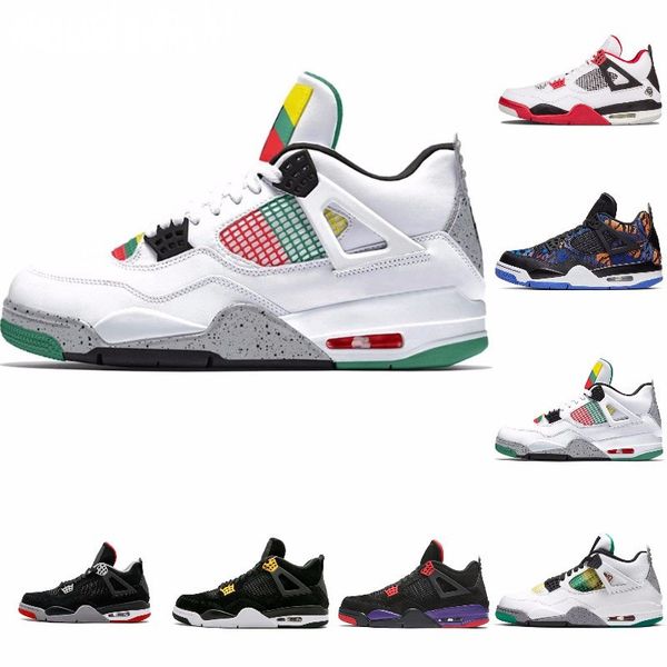 

cool grey 4 pure money metallic pack men basketball shoes 4s pine green court purple university orange red sneaker j#07-356