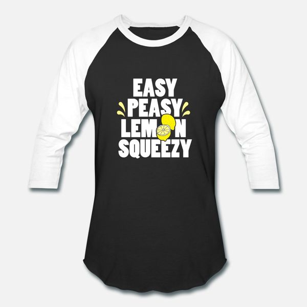 

easy peasy lemon squeezy fun summertime lemonade t shirt men knitted cotton s-xxxl basic solid fit new style spring autumn cool shirt