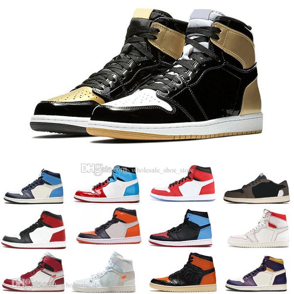 

men basketball shoes 1s pine green obsidian unc to chicago shattered backboard 1 turbo green black toe mens designer trainer sports sneakers