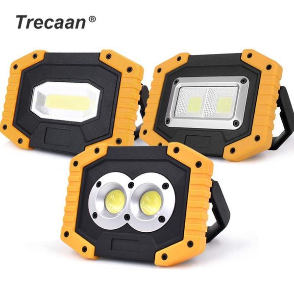 

10w cob led work light rechargeable portable waterproof led flood lights outdoor camping emergency car repairing lighting