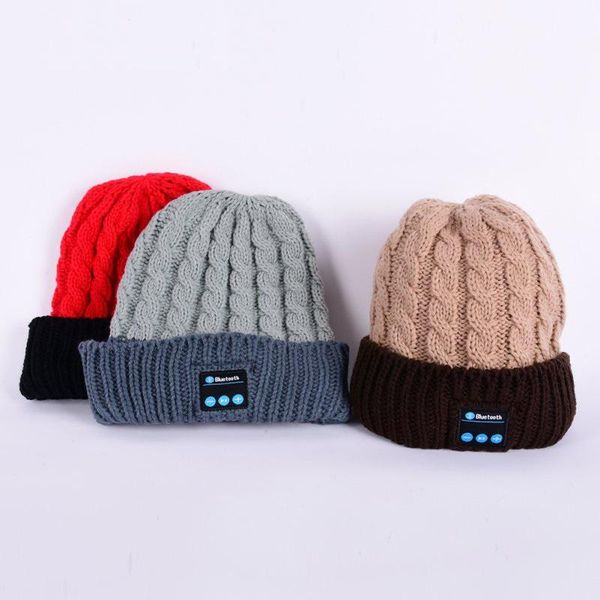 

cgjxsbluetooth music beanie hat wireless smart cap headset headphone speaker microphone handsmusic hat opp bag package new arrvial hot
