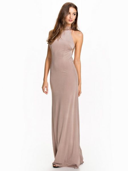 

fashion dress sequined dress tide new splicing backless, Black;gray