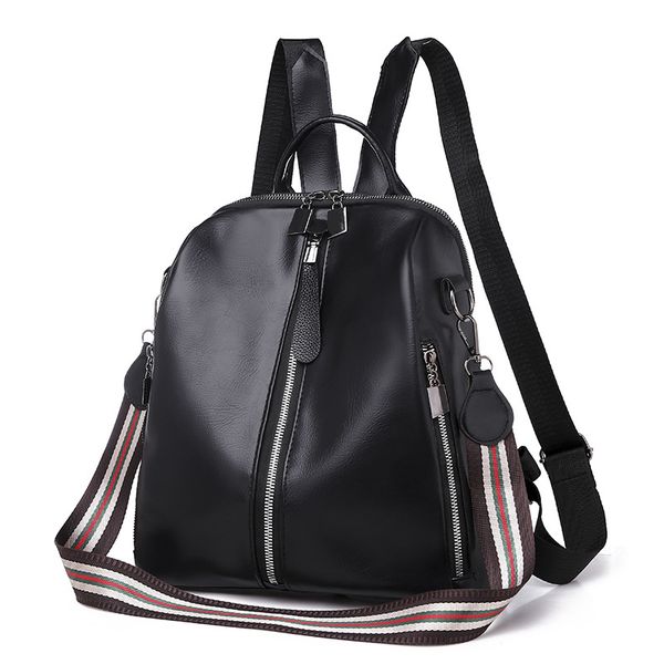 

leather luggage tag2020 korean style all-match british style retro single shoulder bag new style college womens bag multi-function tra