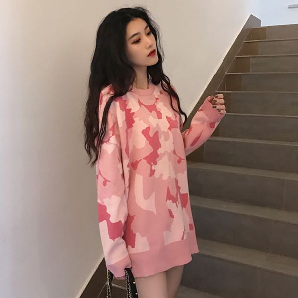 

women's sweaters sweater autumn winter knitted jumper loose long sleeve jacket pullovers female brandy poncho pull, White;black