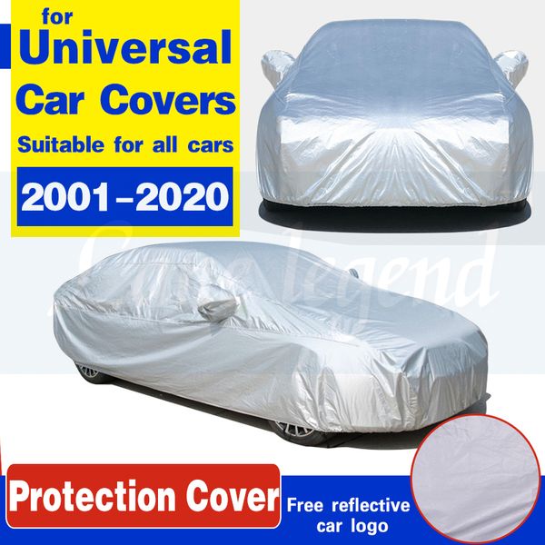 

waterproof car covers outdoor sun protection cover for car reflector dust rain snow protective suv sedan hatchback full