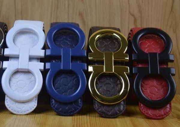 

big large buckle genuine leather belt with box designer belts men women new mens belts luxury belt ing, Black;brown