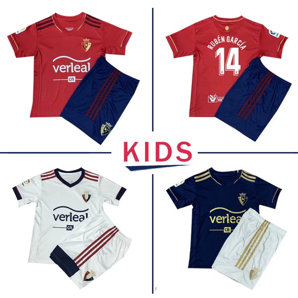 

последние 2021 ca osasuna детский футбол джерси 20 21 r. torres 10 rubén garcía 14 chimy avila brandon unai garcia kids kits футбольная руба, Black;yellow