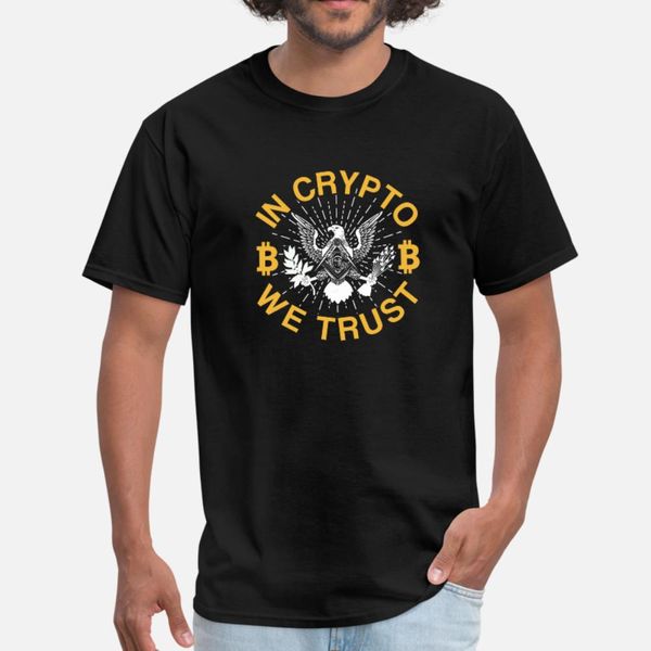 

в crypto we trust тенниска мужчин customize хлопка s-xxxl винтажная известный комфортная весна kawaii рубашка