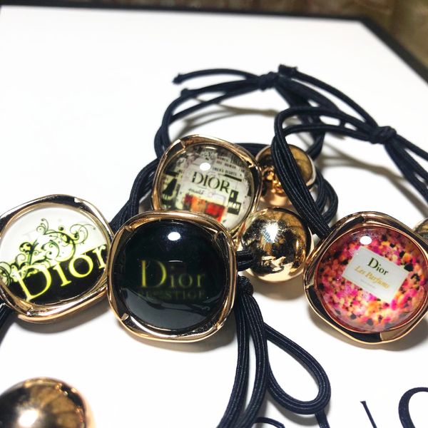 

4 pieces women hair ring telephone wire hair band tie hair accessories elastic band girls rubber pony tail holder stretchy scrunchie 12, Golden;silver