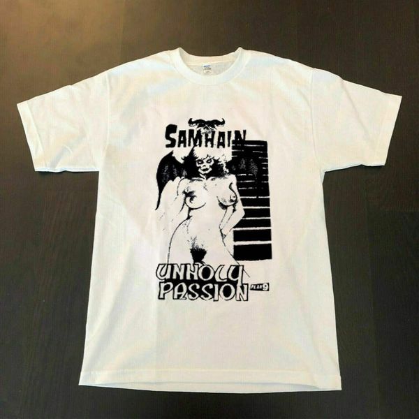 

samhain unholy passion plan 9 misfits danzig punk tshirt shirt new, White;black