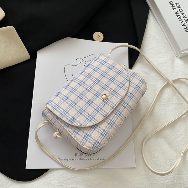 

casmor flag bag women 2020 new fashion influencer crossbody bags pu plaid daily outfit casual style square shoulder bags